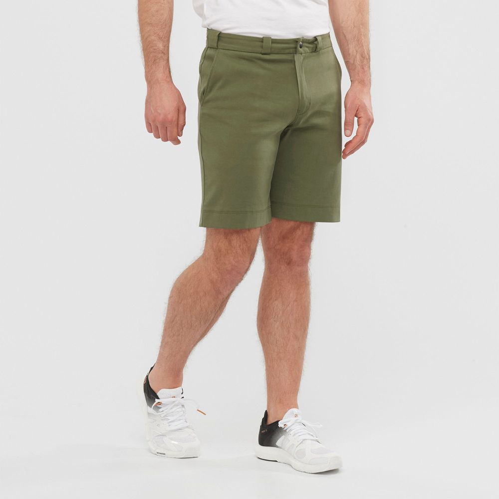 Shorts Salomon Homme Vert Olive - Salomon OUTLIFE CHINO M - France (6193-BVXYW)